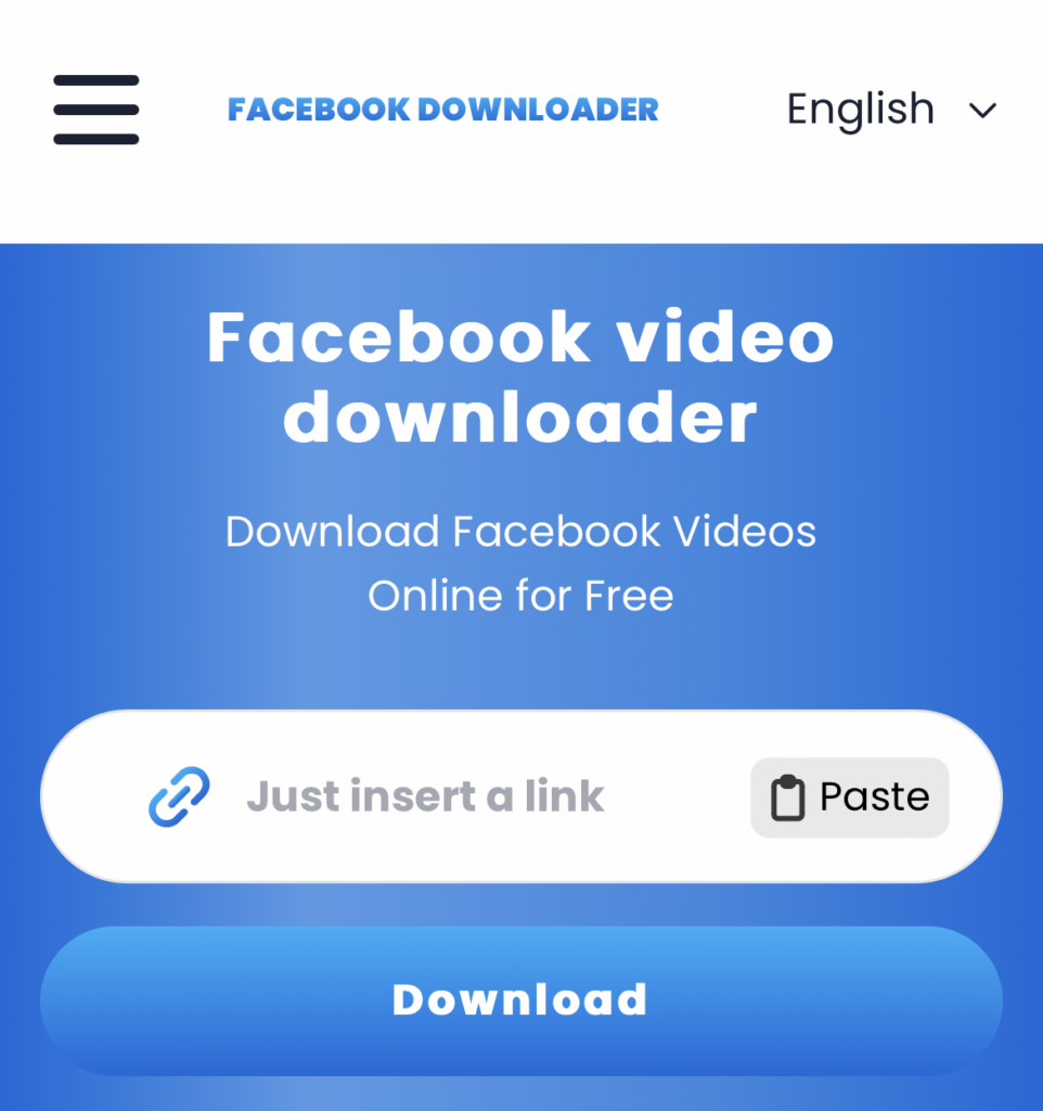 FB影片下載教學 將連結貼至GetmyFB