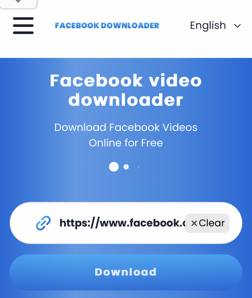 FB影片下載進行中